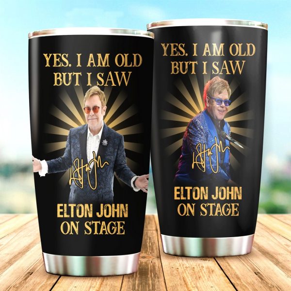 Elton John Stainless Steel Tumbler