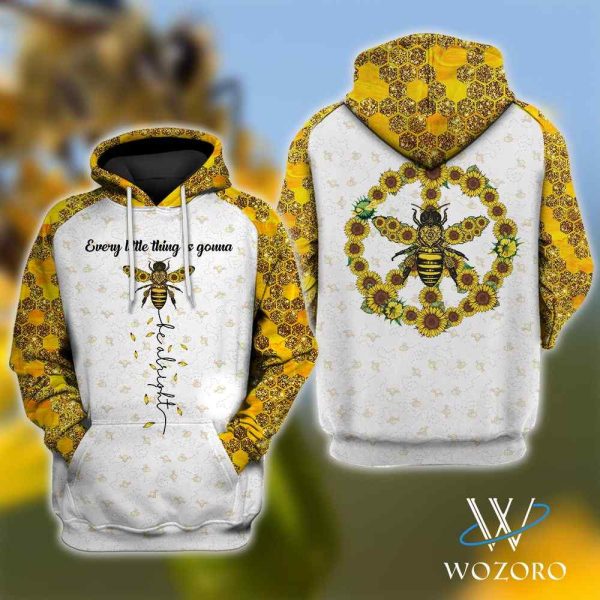 Bee 3D Full Over Print Shirt 3