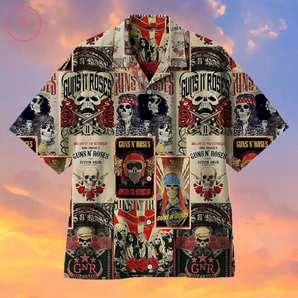 Guns N’ Roses Hawaiian Shirt 4