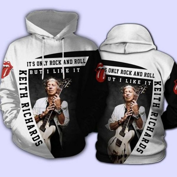 Keith Richards 3D Full Over Print Shirt 1