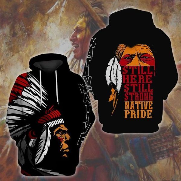 Native America 3D Full Over Print Shirt 5