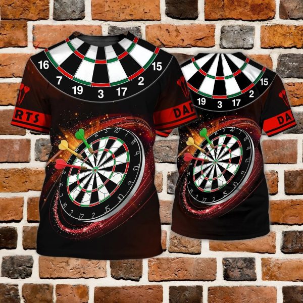 Darts 3D Full Over Print Shirt 4