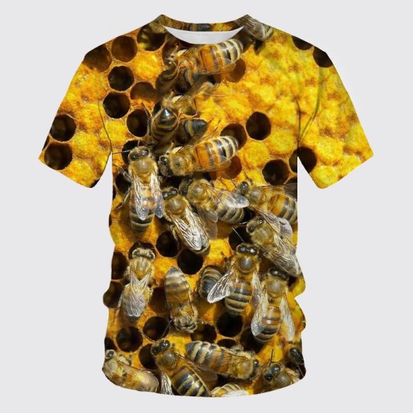 Bee 3D Full Over Print Shirt 1