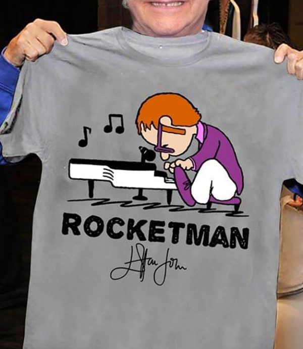 Elton John Rocket Man Play Piano Schroeder Signature