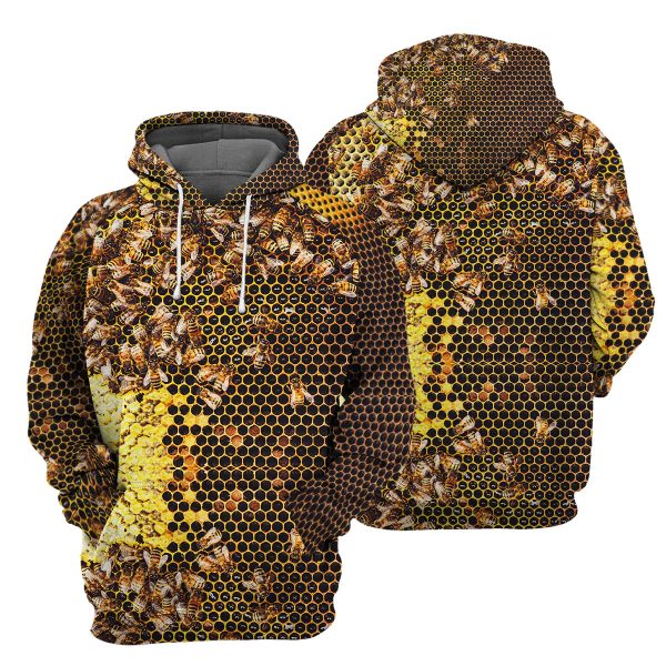 Bee 3D Full Over Print Shirt 6