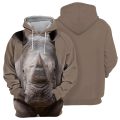 Rhinoceros 3D Full Over Print Shirt