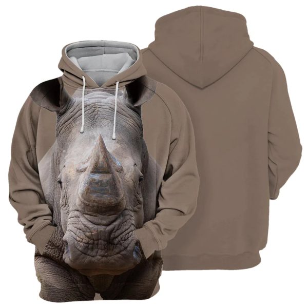 Rhinoceros 3D Full Over Print Shirt