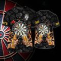 Darts 3D Full Over Print Shirt 9