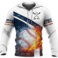 Baseball 3D Full Over Print Shirt 2