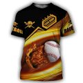 Baseball 3D Full Over Print Shirt 3