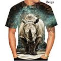 Rhinoceros 3D Full Over Print Shirt 1