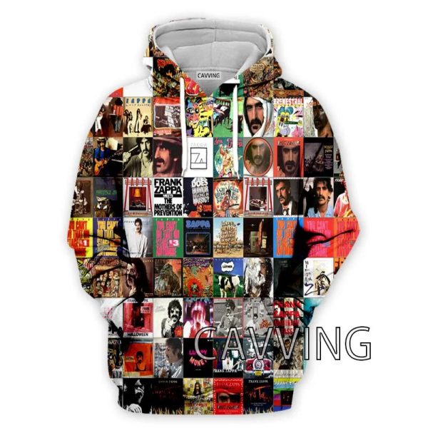 Frank Zappa 3D Full Over Print Shirt 5