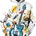 Guitar 3D Full Over Print Shirt