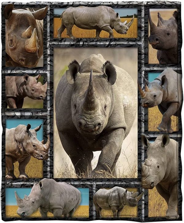 Rhinoceros Blanket 1