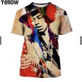 Jimi Hendrix 3D Full Over Print Shirt 4