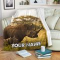 Rhinoceros Blanket 4