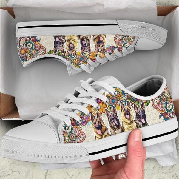 German Shepherds Low Top Shoes 1