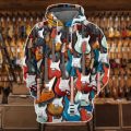 Guitar 3D Full Over Print Shirt 5