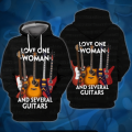 Guitar 3D Full Over Print Shirt 7