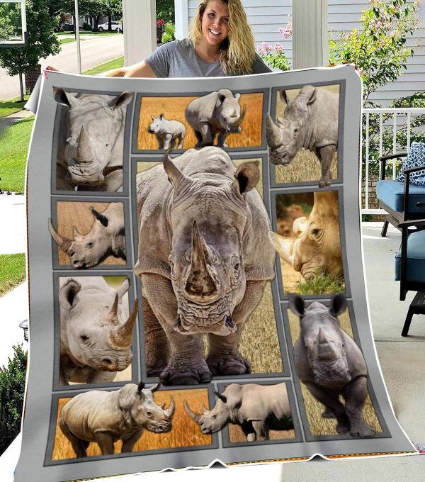 Rhinoceros Blanket