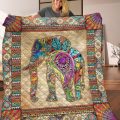 Elephants Blanket 6