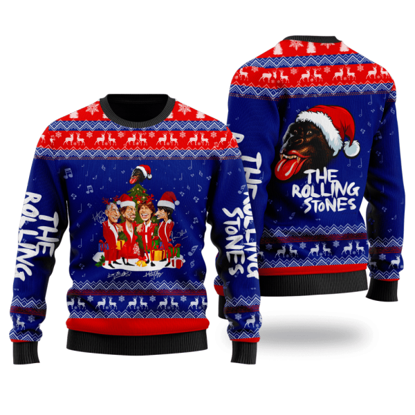 The Rolling Stones Ugly Sweater 4
