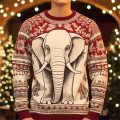 Elephants Cool Ugly Sweater 8
