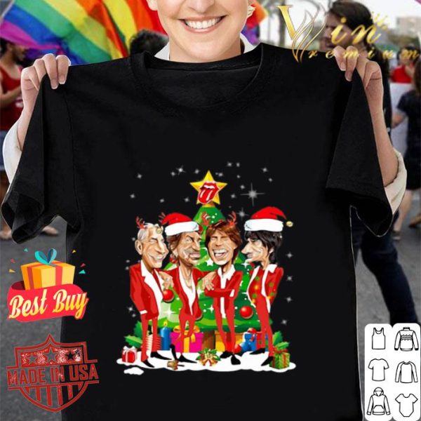 The Rolling Stones Christmas Tshirt  1
