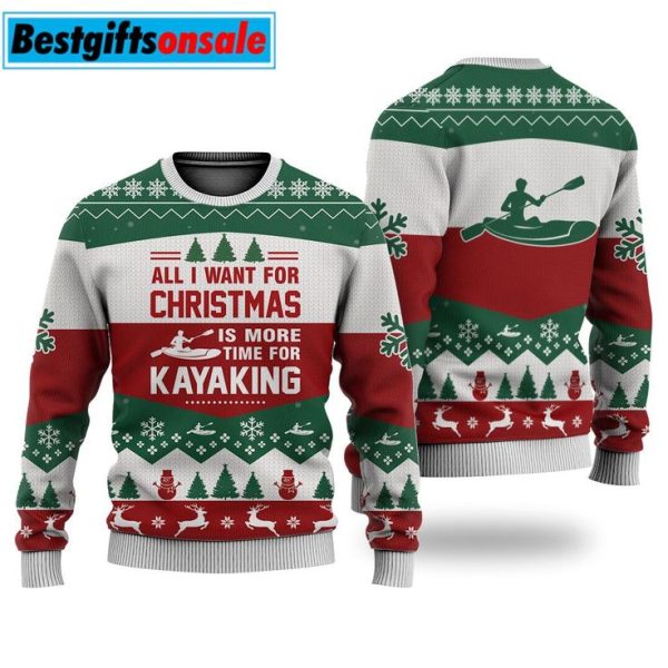 Kayaking Ugly Sweater 1