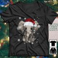 Elephants Christmas T-Shirt