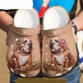 English Bulldog Crocs Shoes 8