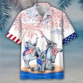 Elephants Hawaiian Shirt 4