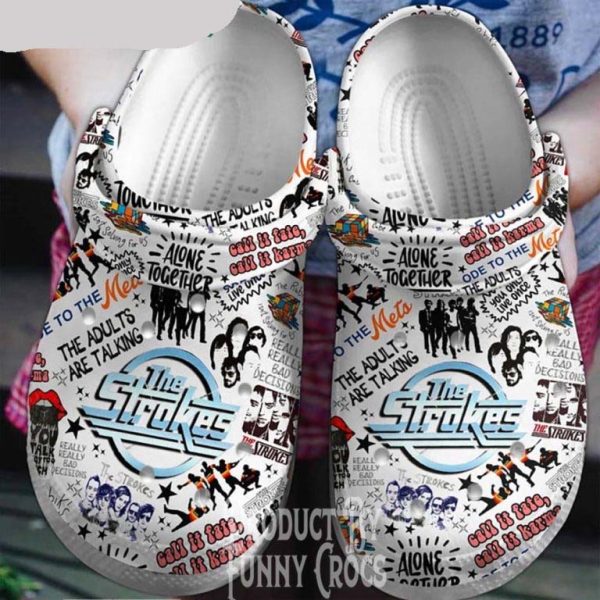 The Strokes Crocs Shoes
