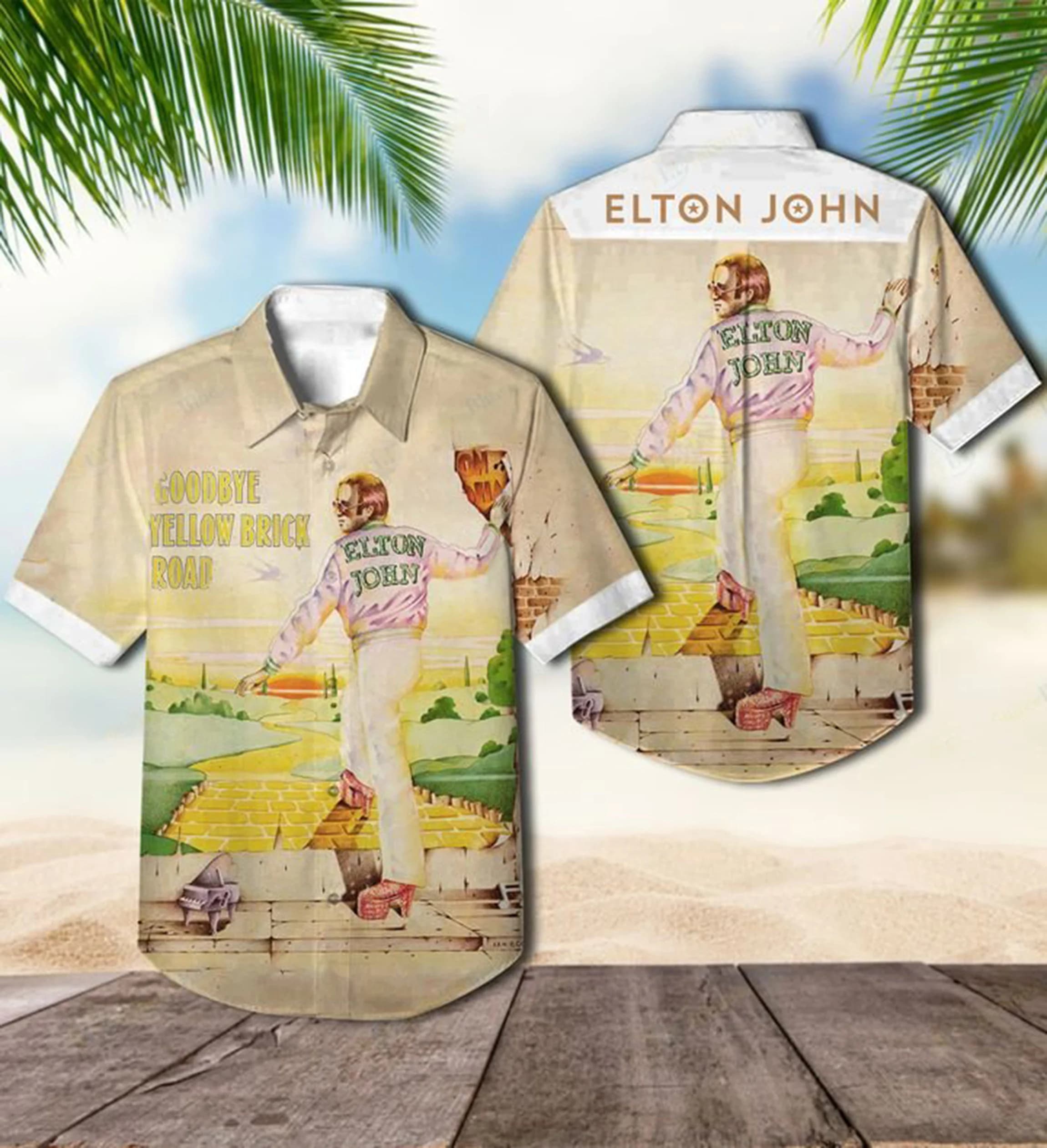 Elton John Hawaiian Shirt 4