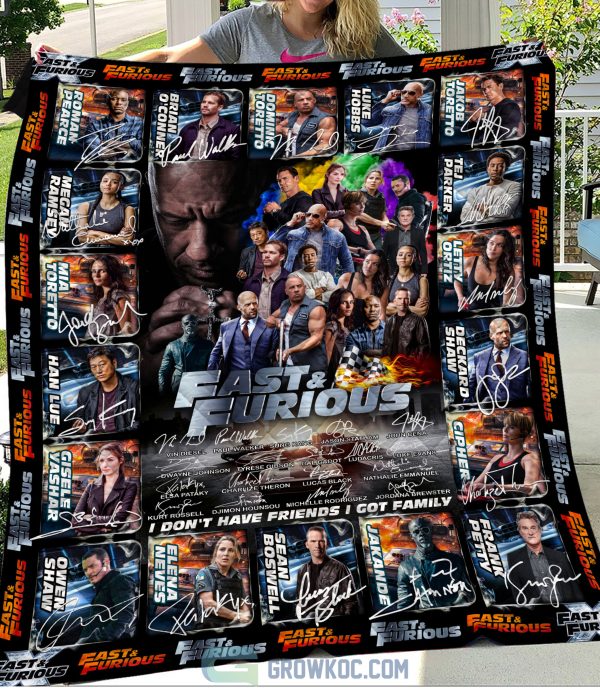 Fast And Furious Blanket