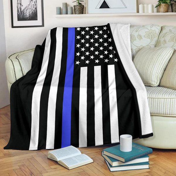 Thin Blue Line Blanket 1