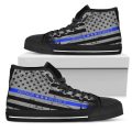 Thin Blue Line High Top Shoes 2