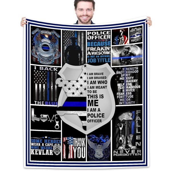 Thin Blue Line Blanket 5