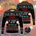 Thin Blue Line Ugly Sweater 1