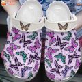 Butterflies Crocs Shoes 5