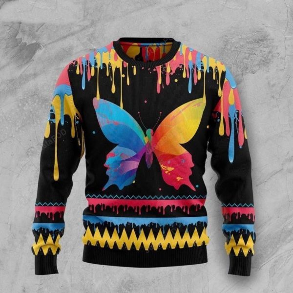 Butterflies Ugly Sweater 2