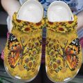 Butterflies Crocs Shoes 7