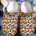 Butterflies Crocs Shoes 1