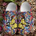 Butterflies Crocs Shoes 2