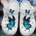Butterflies Crocs Shoes 8
