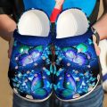Butterflies Crocs Shoes 9