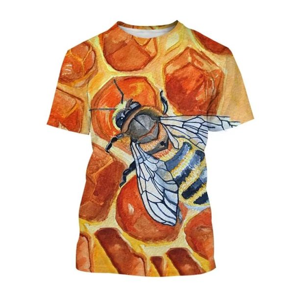 Bee 3D Full Over Print Shirt 12