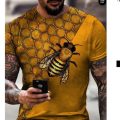 Bee 3D Full Over Print Shirt 9