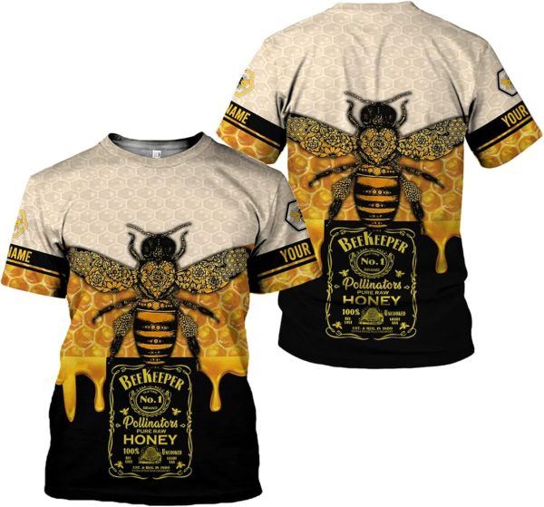 Bee 3D Full Over Print Shirt 11