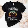 Never underestimate a Grandma who listens to The Cure T-shirt